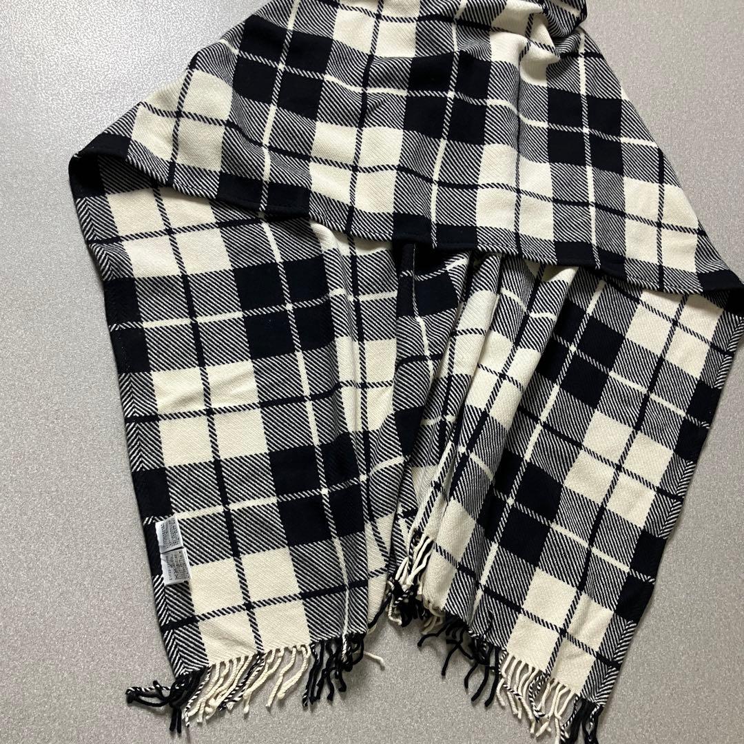 【美品✨希少】 BURBERRY BLUE LABEL フードポンチョ ショール