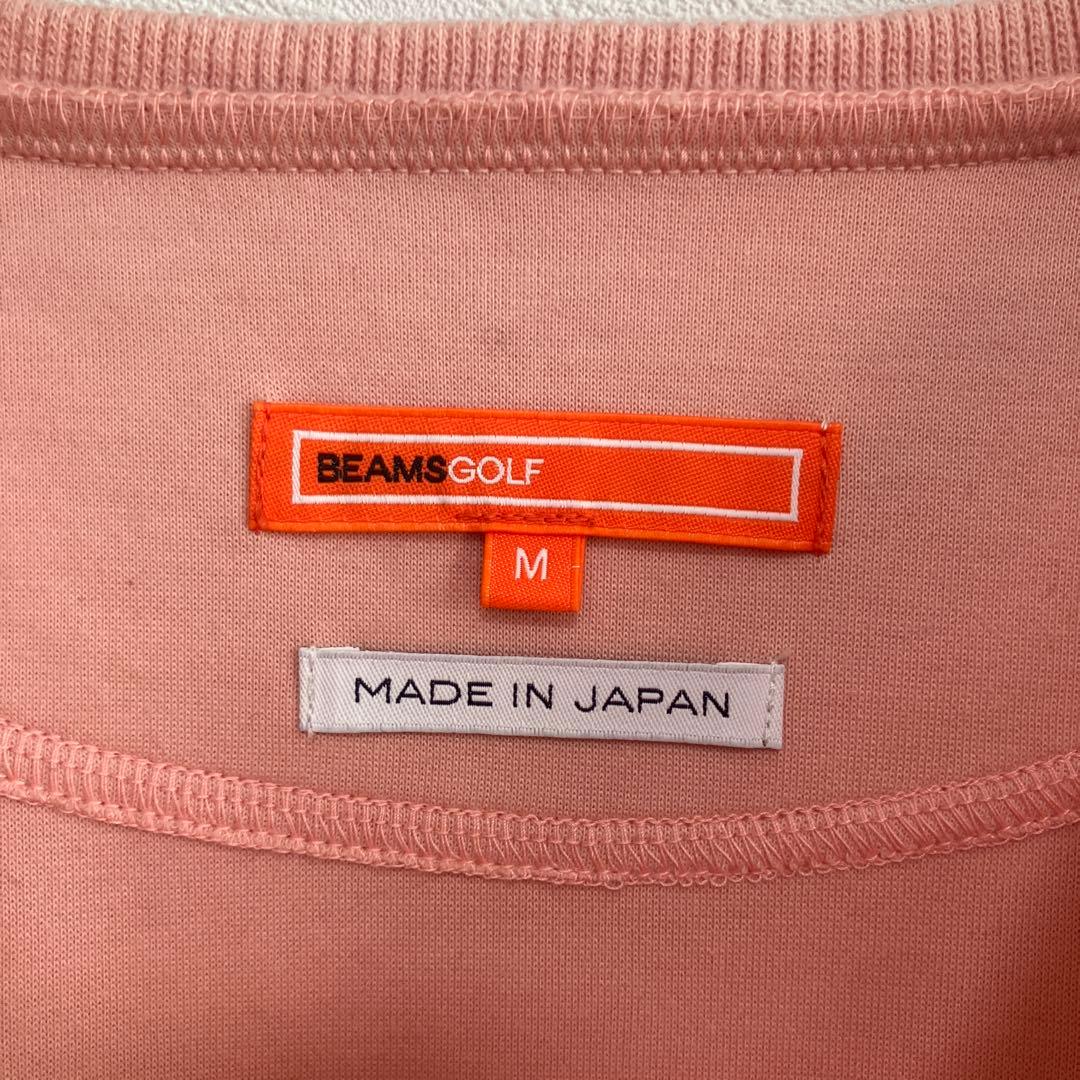 BEAMS GOLF ビームスゴルフ M スウェット 日本製 ピンク