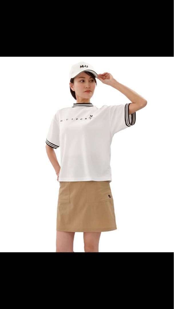 新品　⭐︎ M・U SPORTS MUスポーツ ゴルフスカート 白 40