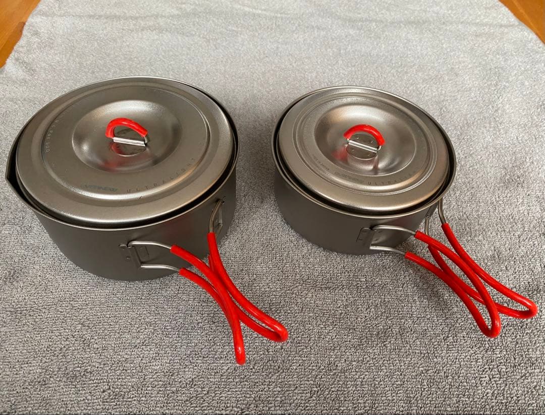 エバニューチタンクッカー　Ti U.L. Pot 600 + 900