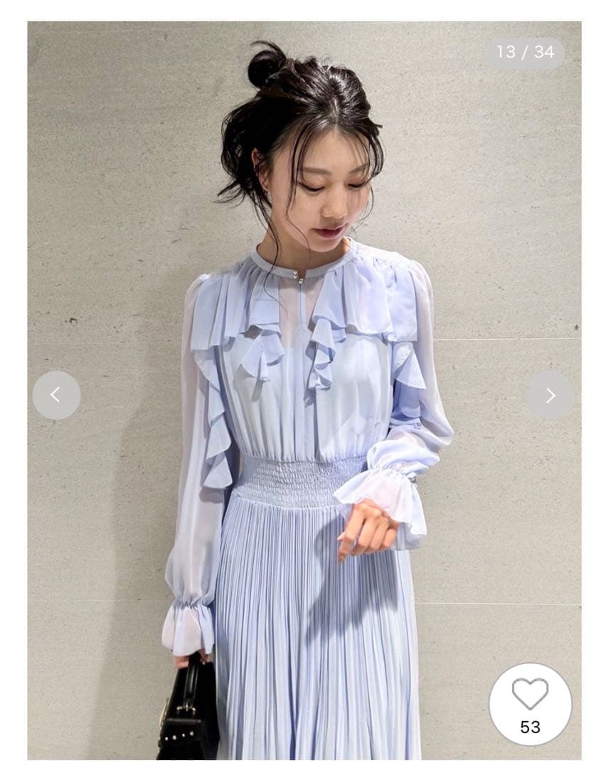 【新品】 CELFORD ハートモチーフプリントワンピース