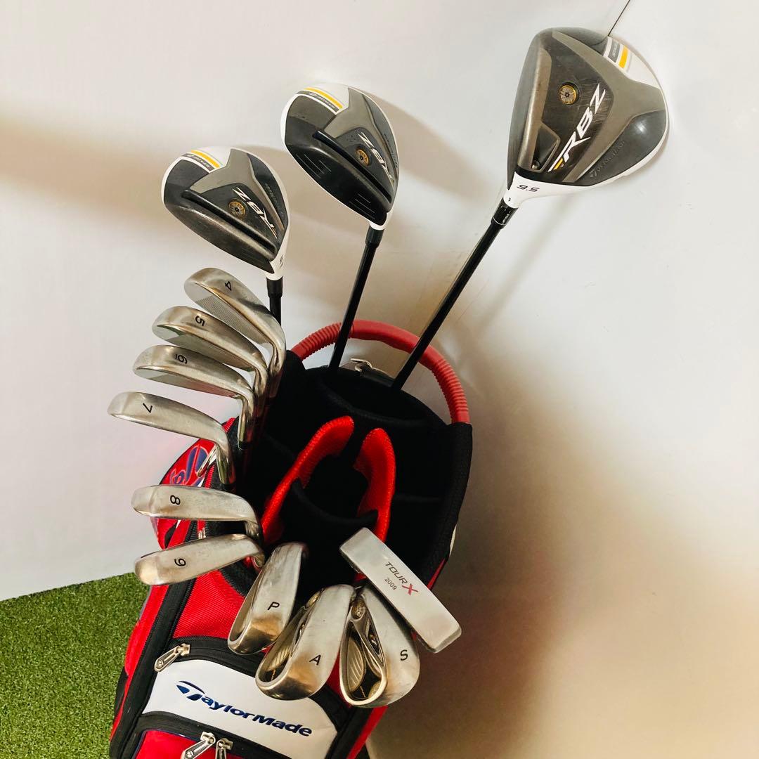 レフティ 左利き TaylorMade テーラーメイド メンズ ゴルフセット