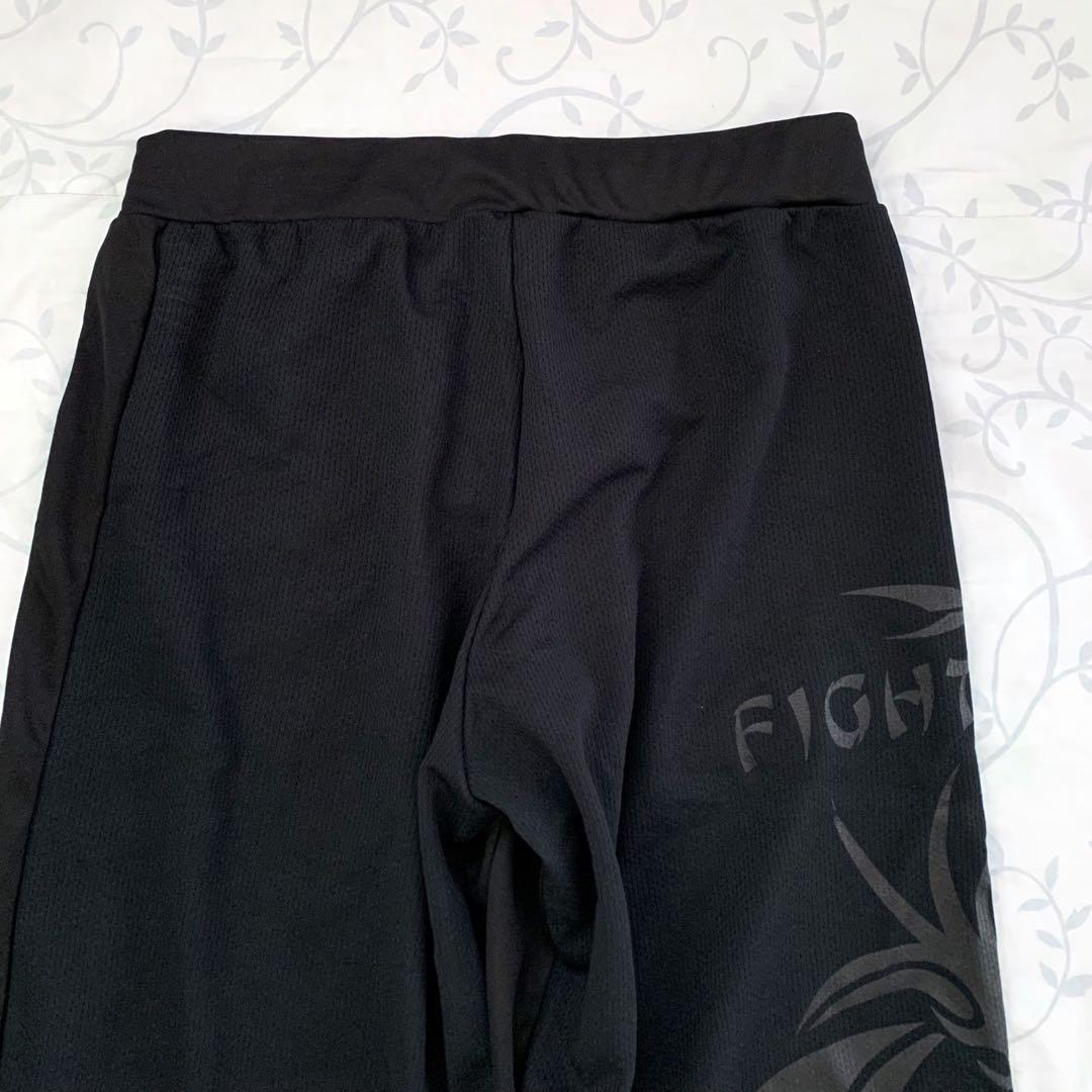 【新品・激レア！】潔い黒！ラディカルフィットネス ★ファイドウ　ドラゴンパンツ