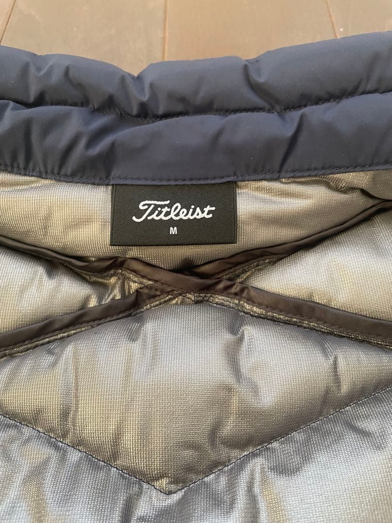 ！山口！Titleist タイトリスト ダウンベスト ネイビー Mサイズ