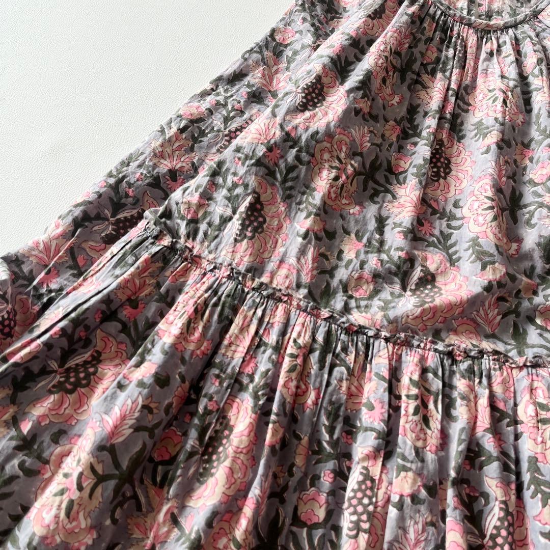 ▼23ss✨H.A.O ハオ Block Print Dress ワンピース