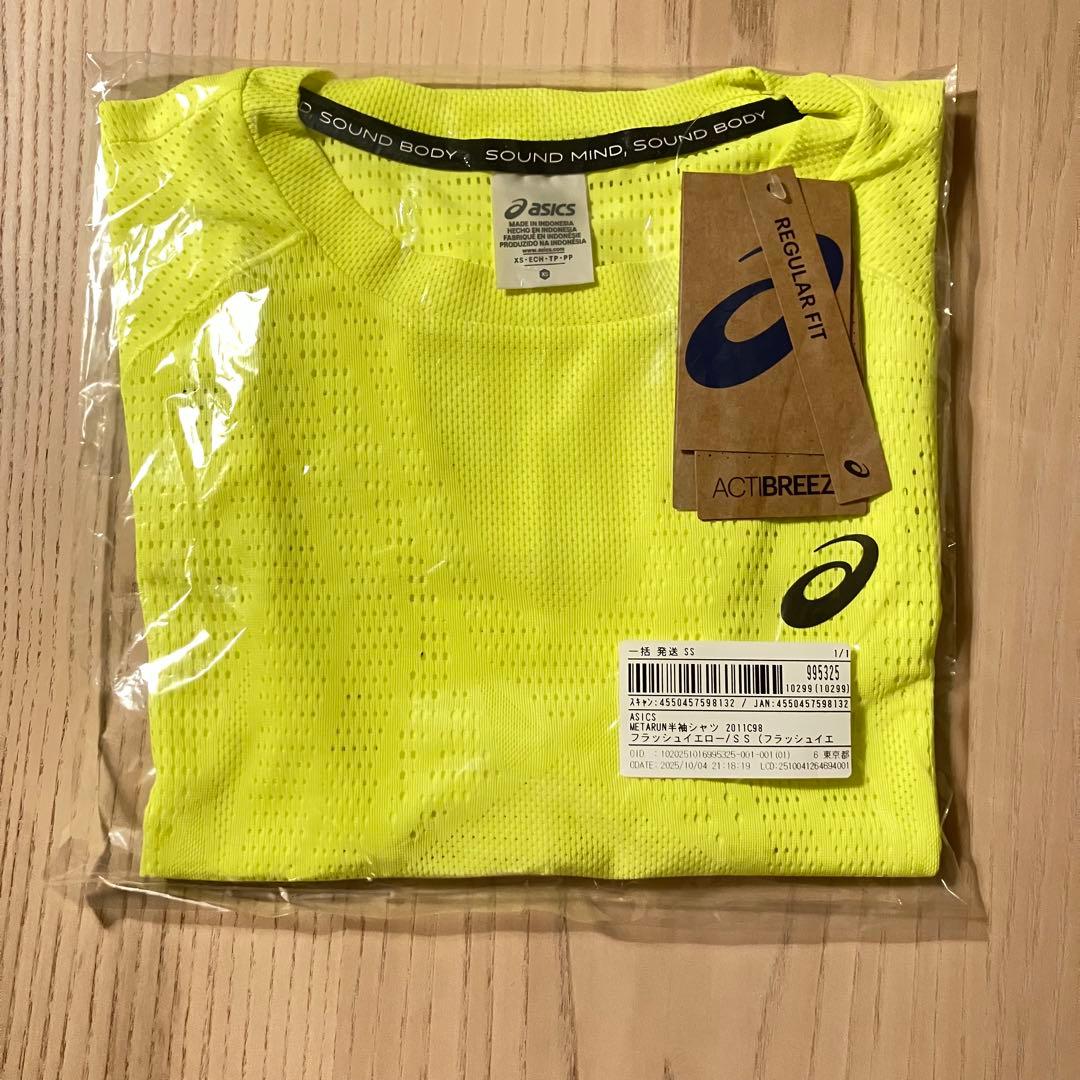 【新品・希少品】 アシックス RUN ランニングTシャツ 海外XSサイズ