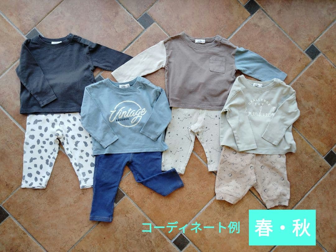 男の子 春・夏 まとめ売り 80 保育園着　【甚平 ペアマノン ミキハウス等】