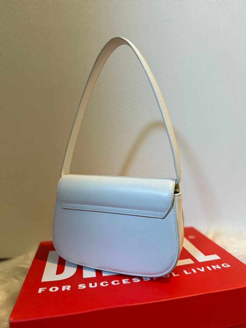 DIESEL ディーゼル ハンドバッグ2WAY/1DR White
