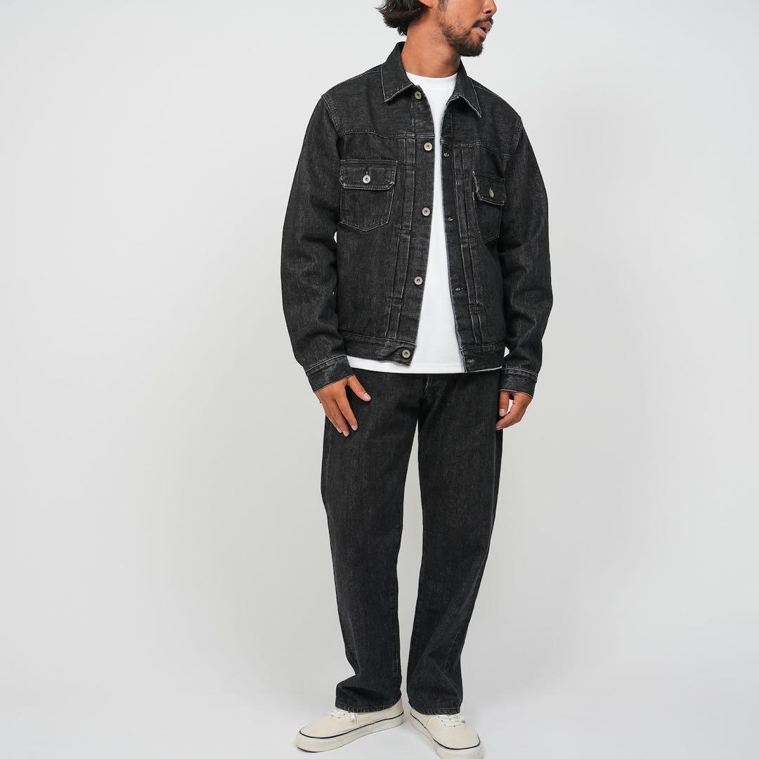 OVY Black Washed 2nd Denim Jacket サイズＬ