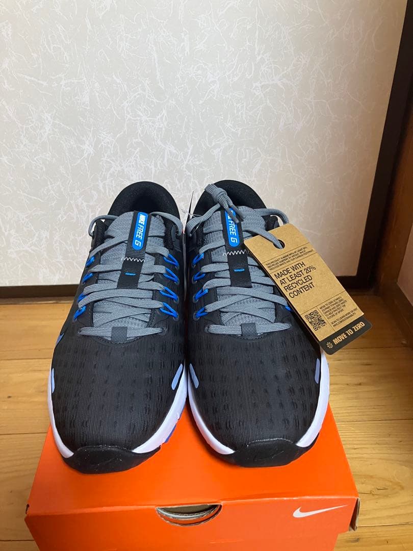 NIKE ナイキ　フリーゴルフ　26cm ワイド　ブラック　ブルー