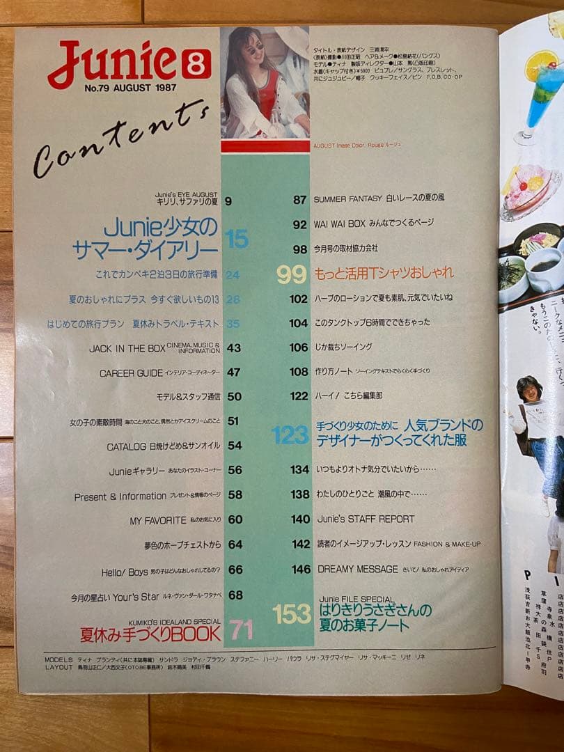 Junie 1987年8月号