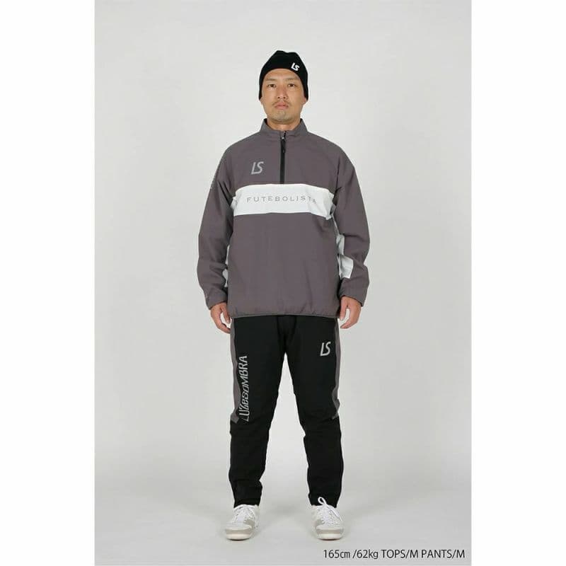 新品　ルースイソンブラ　STRETCH TAFTA MESH HALFZIP