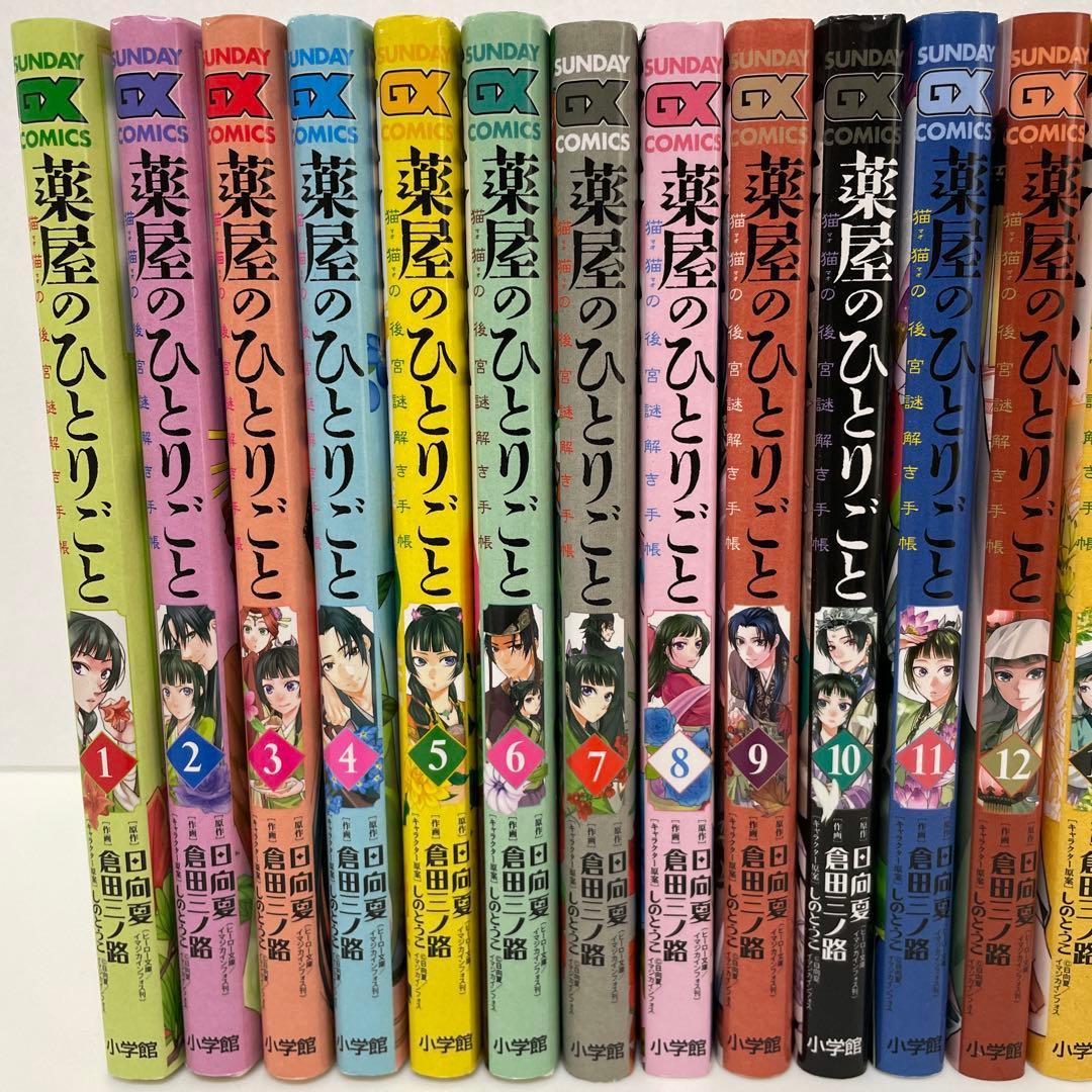 薬屋のひとりごと 猫猫の後宮謎解き手帳 ２０巻セット
