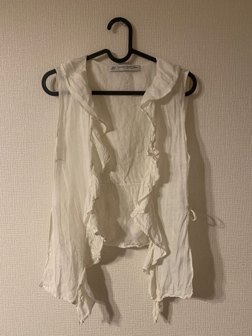 journal standard luxe リネン ワッシャー フリルジレ