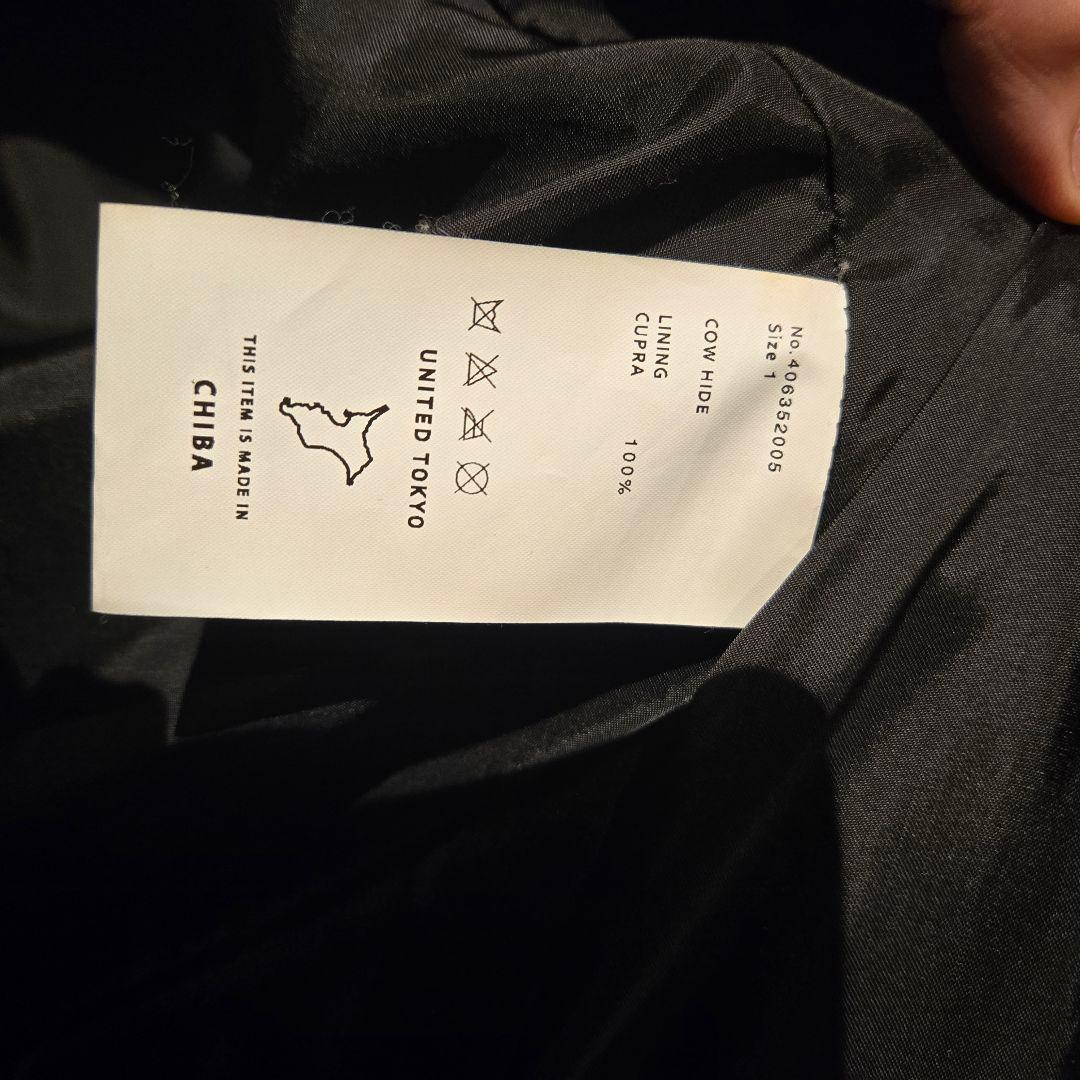 UNITED TOKYO　レザージャケット