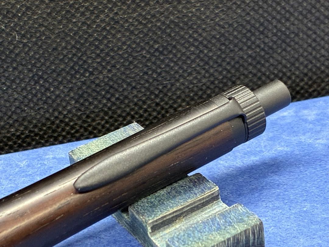 【早い者勝ち】縞黒檀　シャーペン0.5 加藤金属　木軸ペン　ハンドメイド