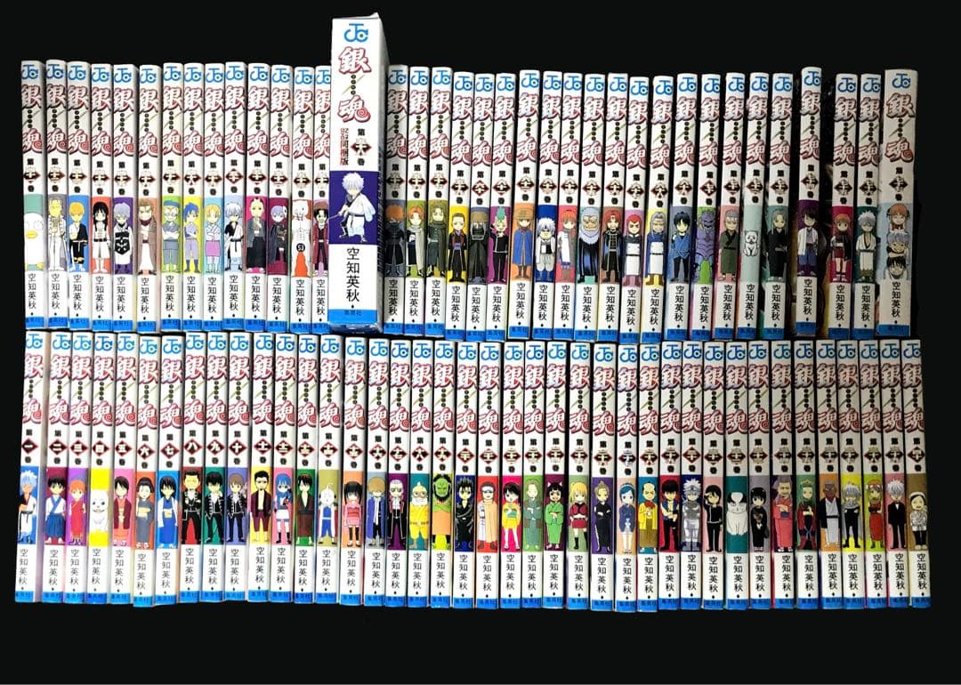 【最終処分価格】銀魂77巻全巻+関連本21冊+DVD+α特典満載セット！送料無料