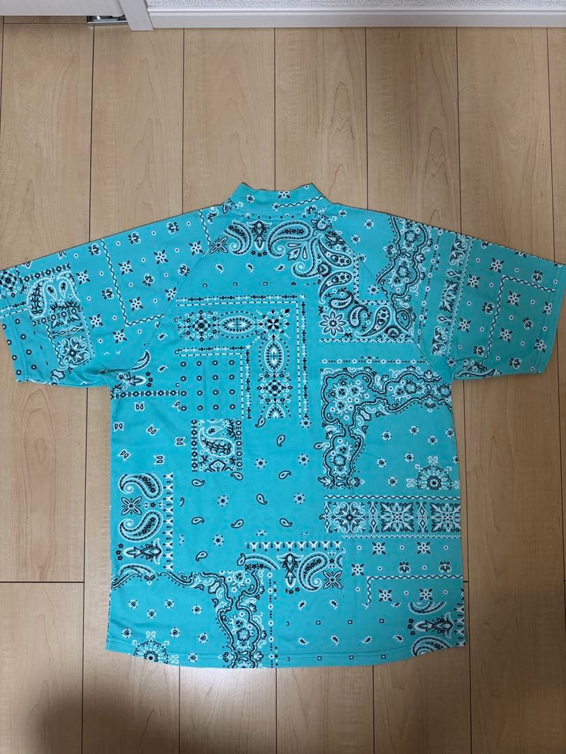メンズウェア 23SS FCRB WHOLE PATTERN S/S MOCKNECK