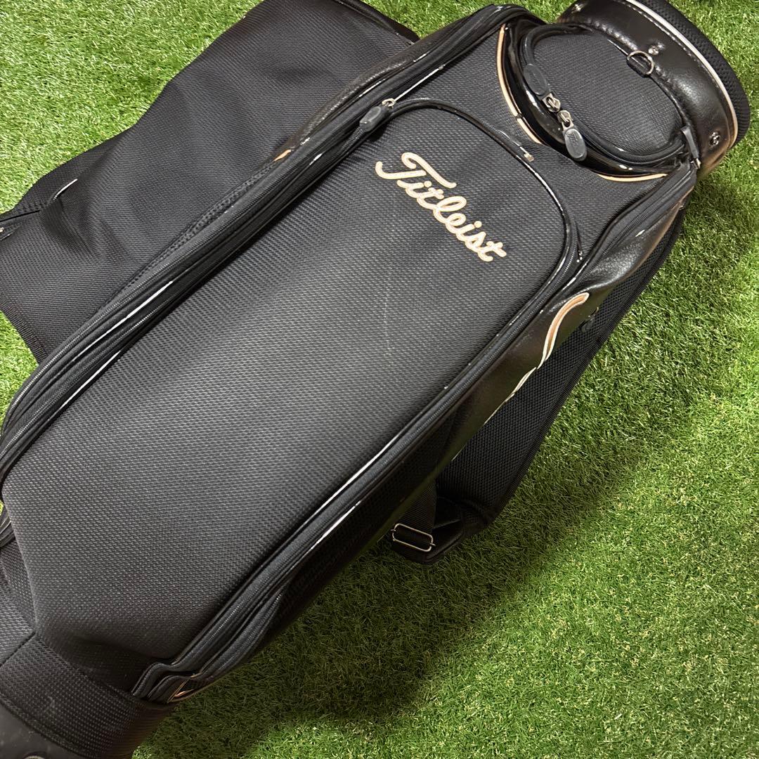 Titleist ゴルフバッグ ブラック　キャディバック