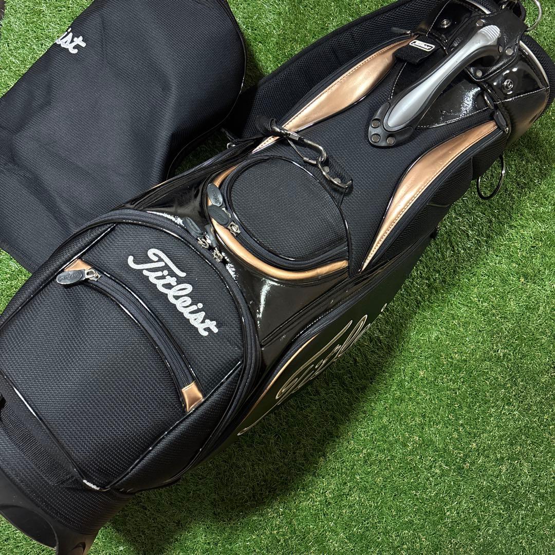 Titleist ゴルフバッグ ブラック　キャディバック