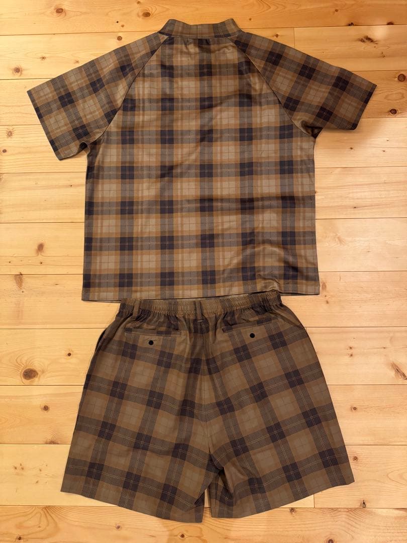 NAAFY MOCKNECK NYLON SHORTS2 セットアップ