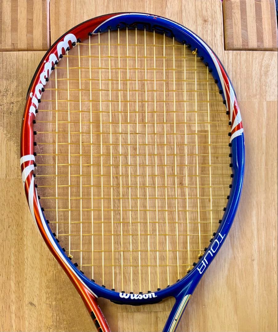 美品ウイルソン TOUR BLX 95 Ｇ2 ガットは新品！　旧錦織圭モデル