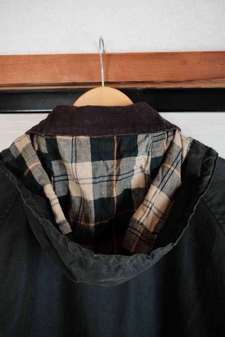 最終価格 Barbour SL SPEY スペイ セージ フード付き