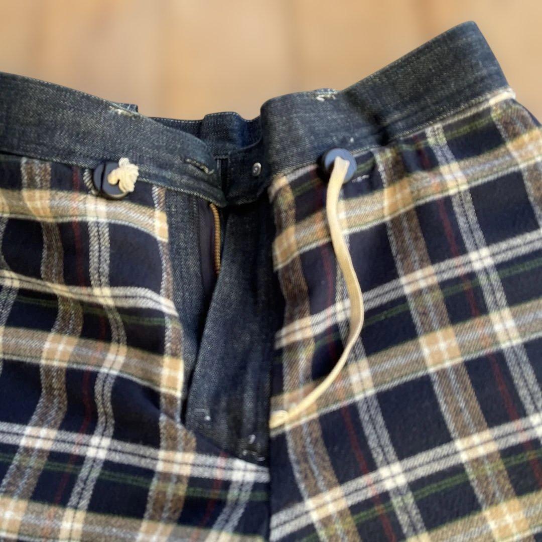 スキー用パンツ　デニム防水加工