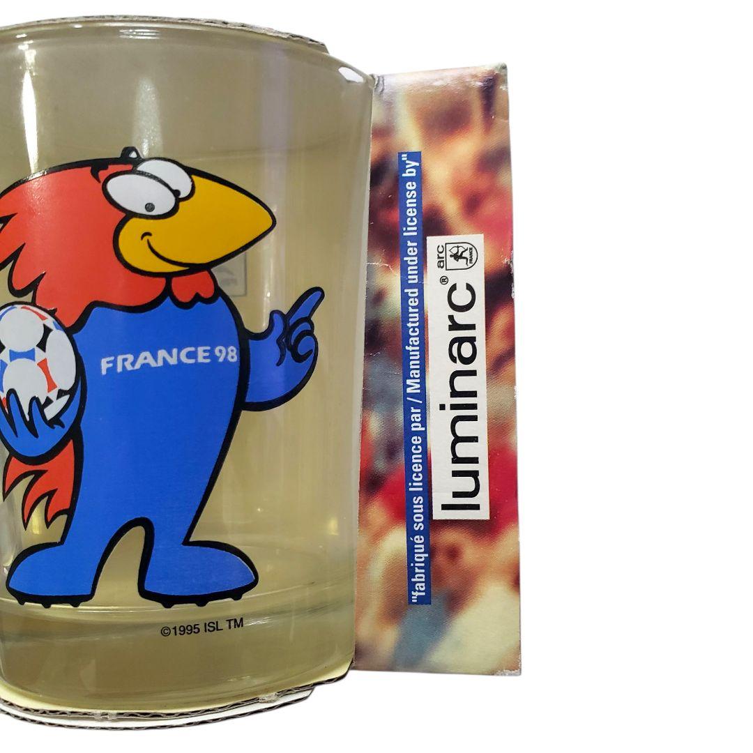 フランスワールドカップ　1998　未使用　©入り　luminarc　9ozグラス