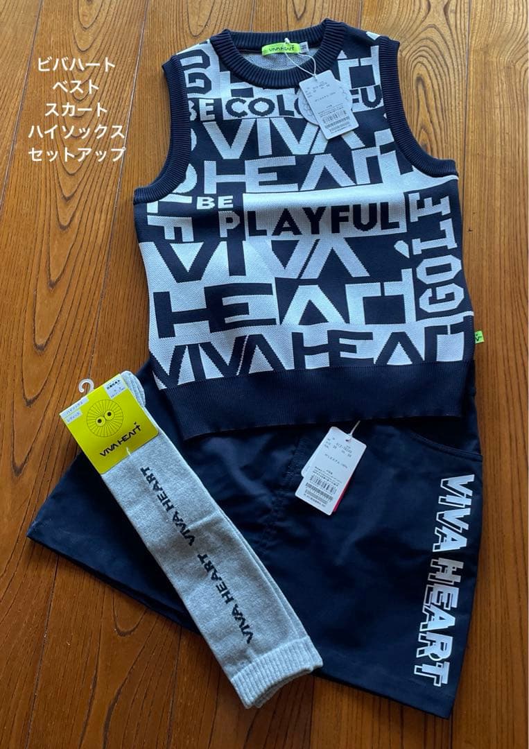 ビバハート　ゴルフ　ウエア　セットアップ