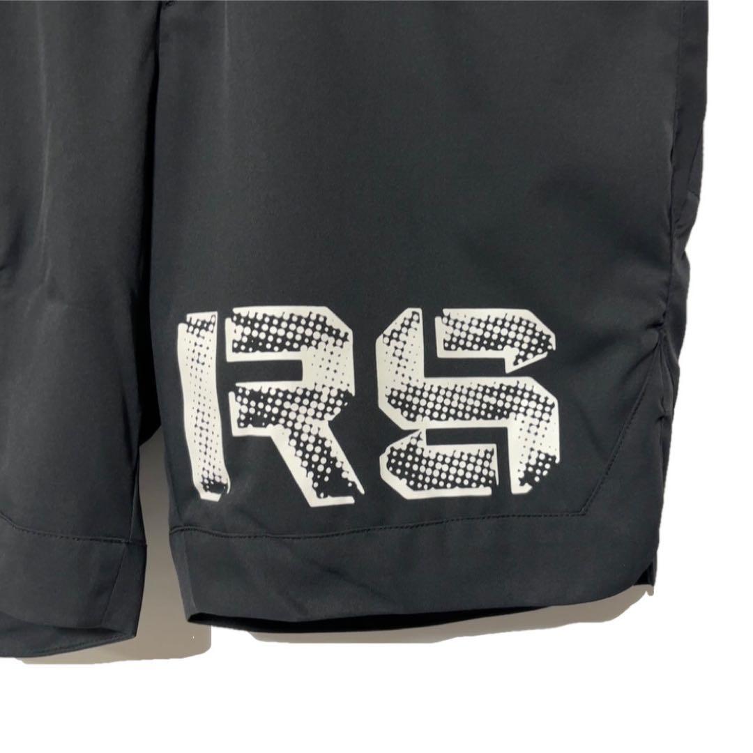 新品 ラッセルノ ゴルフ RS ロゴ ストレッチ ショーツ ブラック L 5