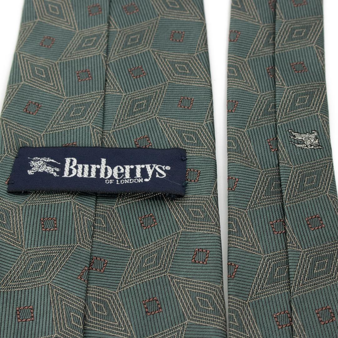 BURBERRY バーバリー ネクタイ 新品 未使用 シャドーホース 緑色 希少