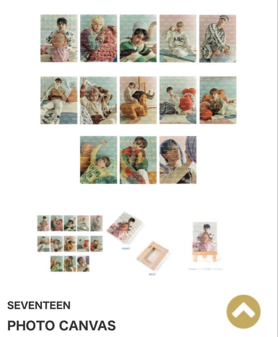 SEVENTEEN ミンギュ　あいのちから　フォトキャンバス　未開封