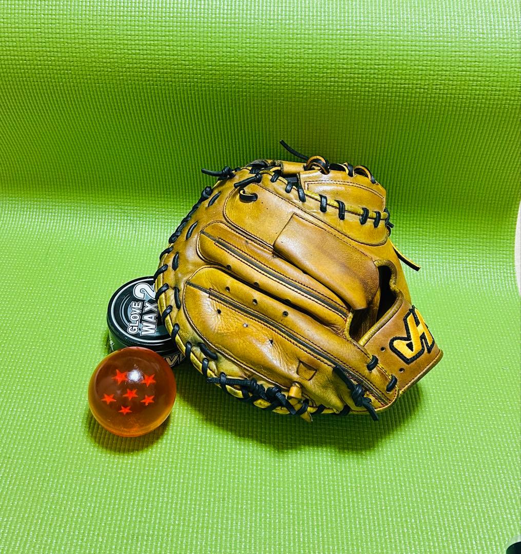 捕球音絶好調❗️ ハタケヤマ　軟式　キャッチャーミット　ミズノプロ　ゼット