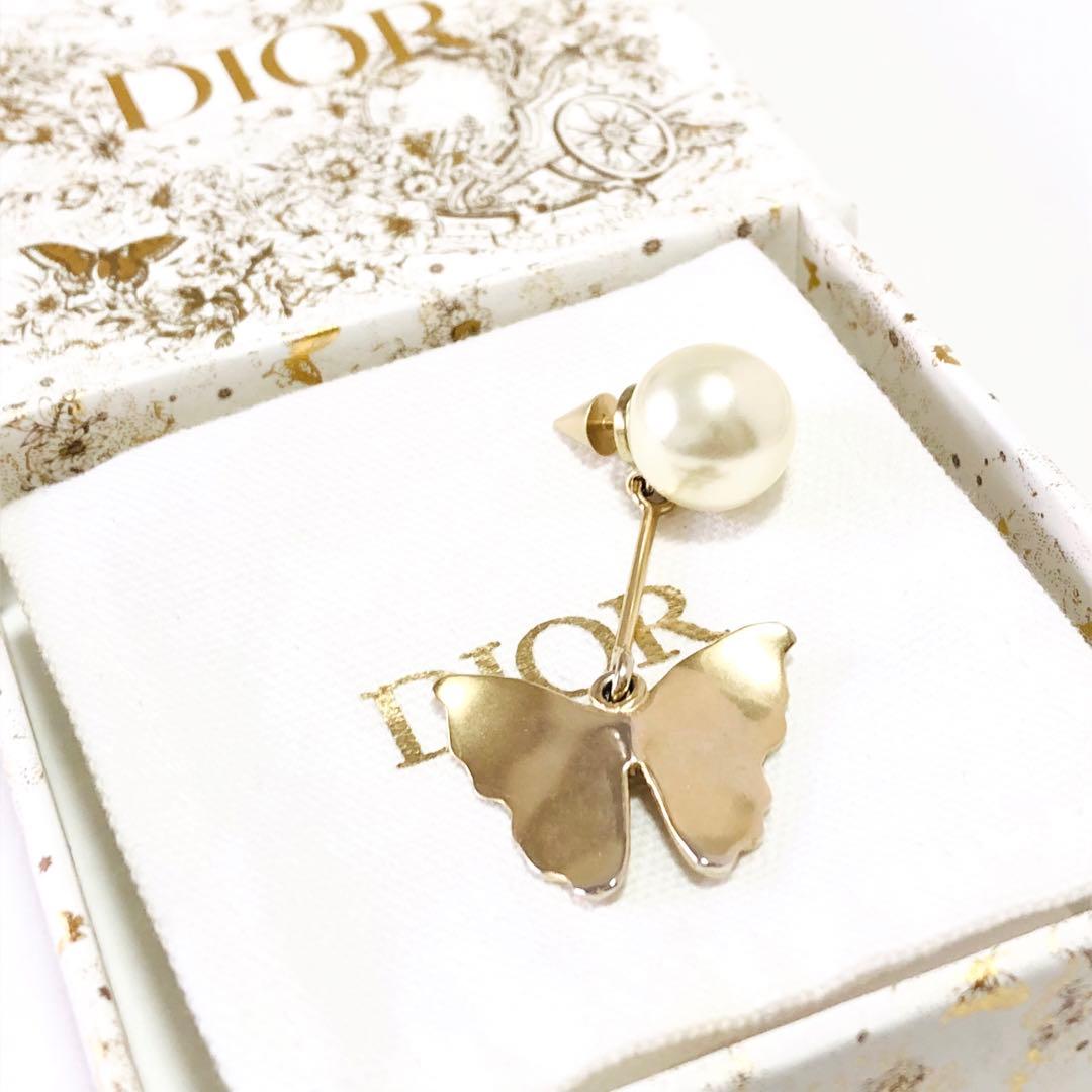 Dior 2021 シーガーデン バタフライ ピアス 片耳用 A254009