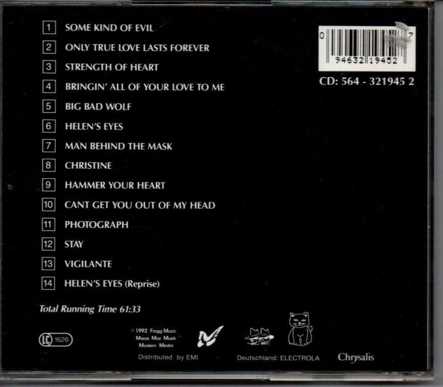 GARY HUGHES-Strength of heart 輸入盤レア