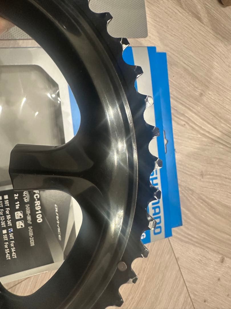 【ほぼ未使用】デュラエース9100 チェーンリング54t