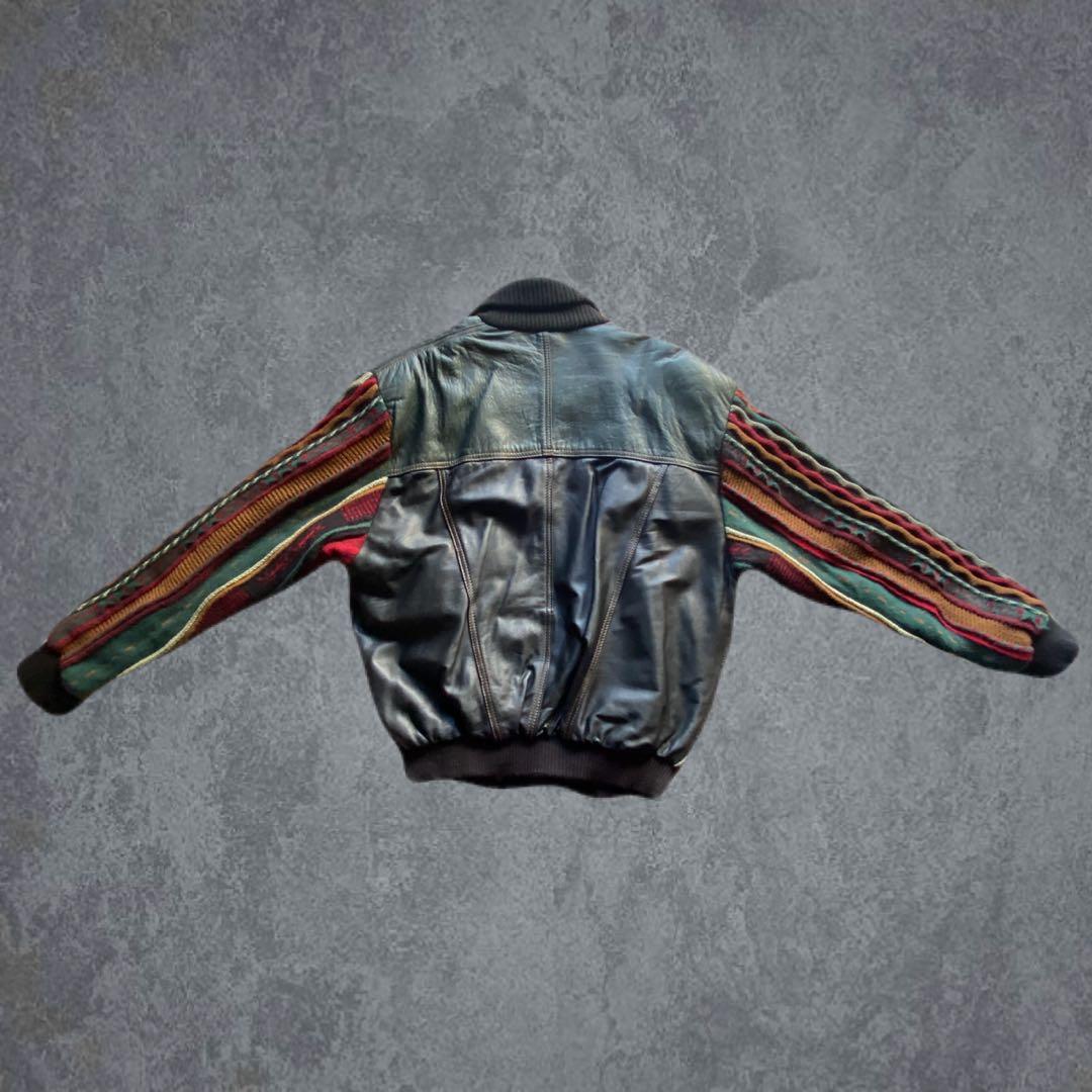 ジャケット・アウター 90s 00s vintage euro leather blouson y2k