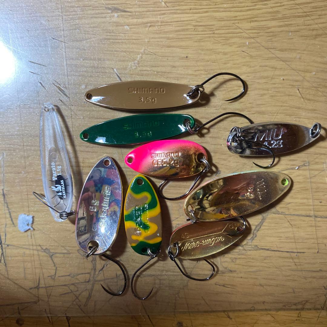 トラウトルアー色々セット　［アルミン　スリムスイマーカルテラスパラトとか？］