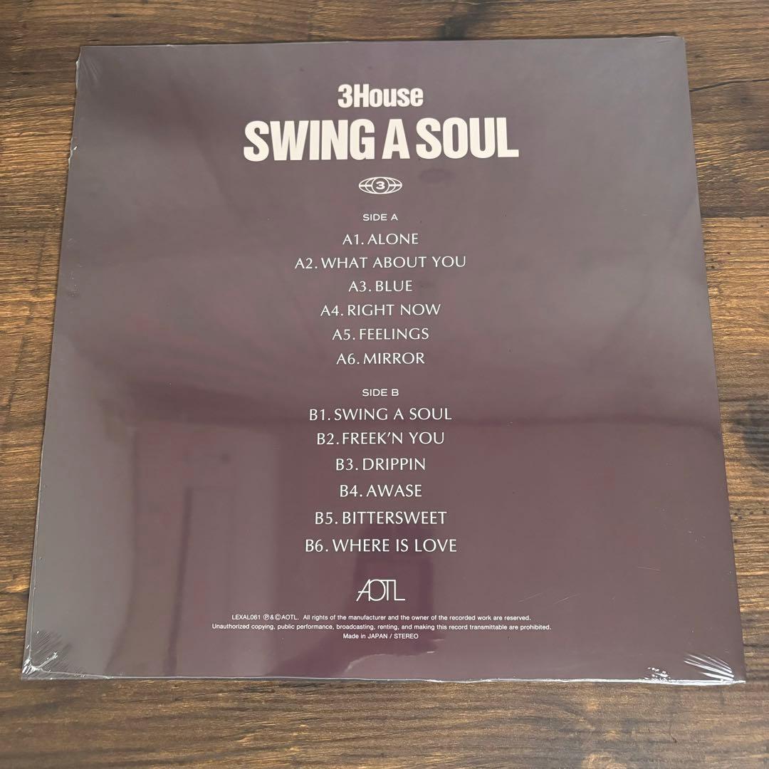 3House SWING A SOUL レコード　3house