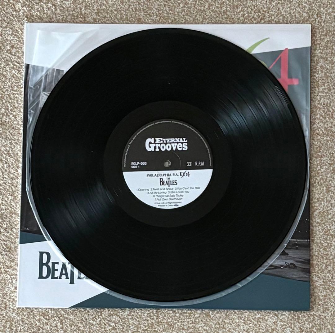 ビートルズ BEATLES レコード LP ライブ コンサート フィラデルフィア