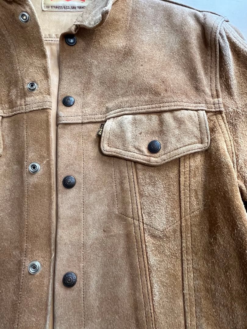 美品 Levis リーバイス 60s Big E 3rd スウェード トラッカー