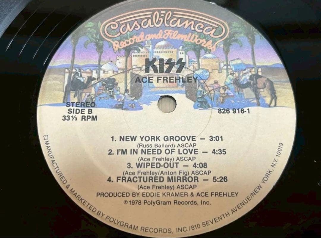 ACE FREHLEYレコード　輸入盤