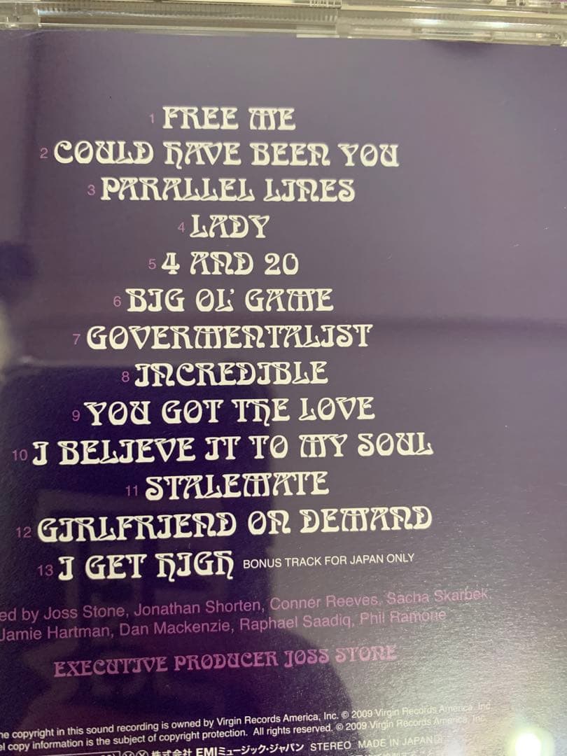 JOSS STONE（ジョス•ストーン）国内版アルバム4枚