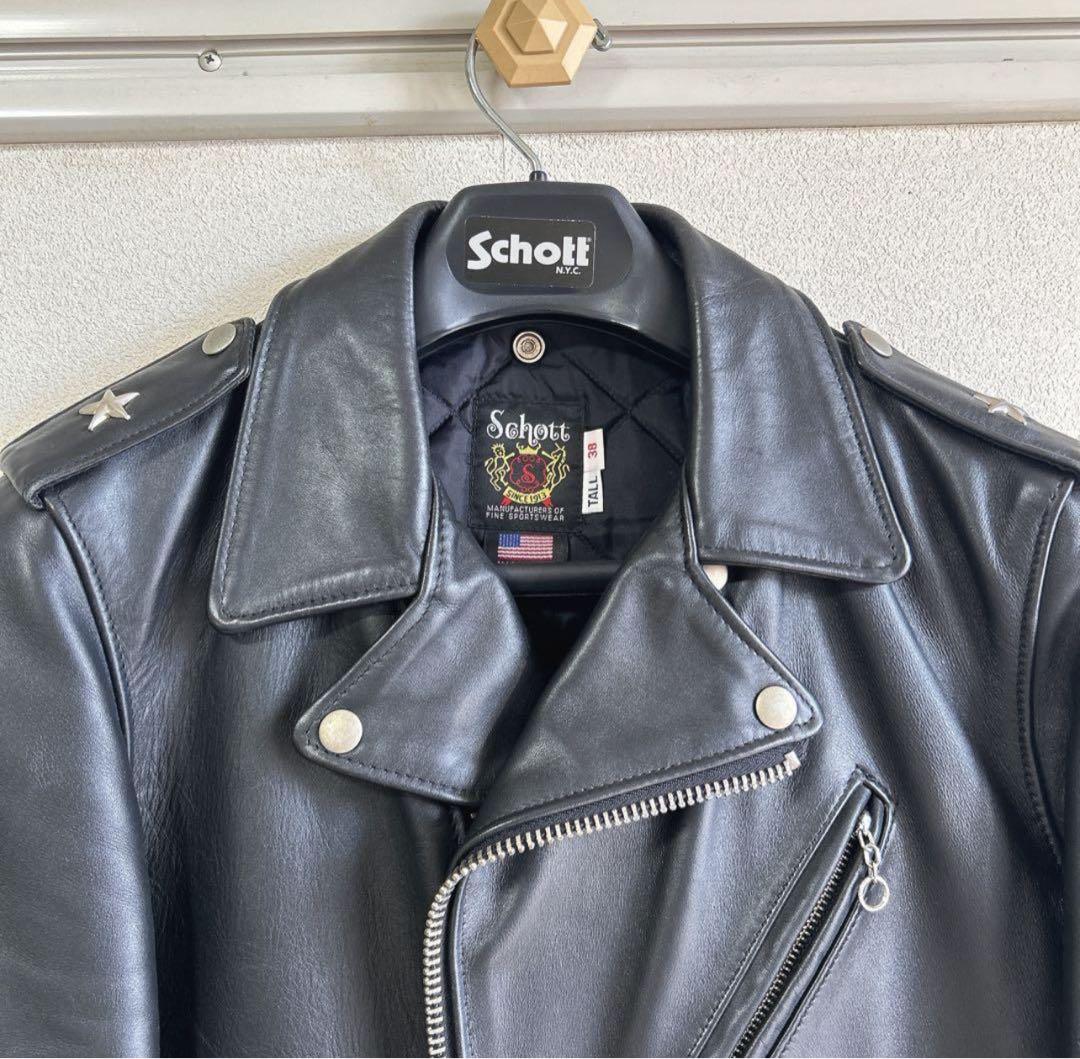 Schott 613UST ワンスタートール ライダース 38