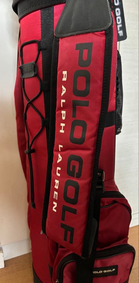 POLO GOLF キャディバッグ 赤　レディース