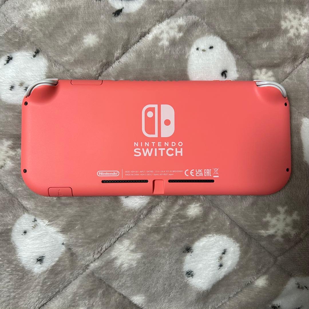 Nintendo Switch Lite コーラル 本体 箱 充電器付き
