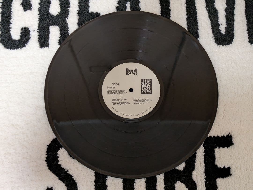 MEGA-G「JUSWANNA IS DEAD」LP レコード 仙人掌