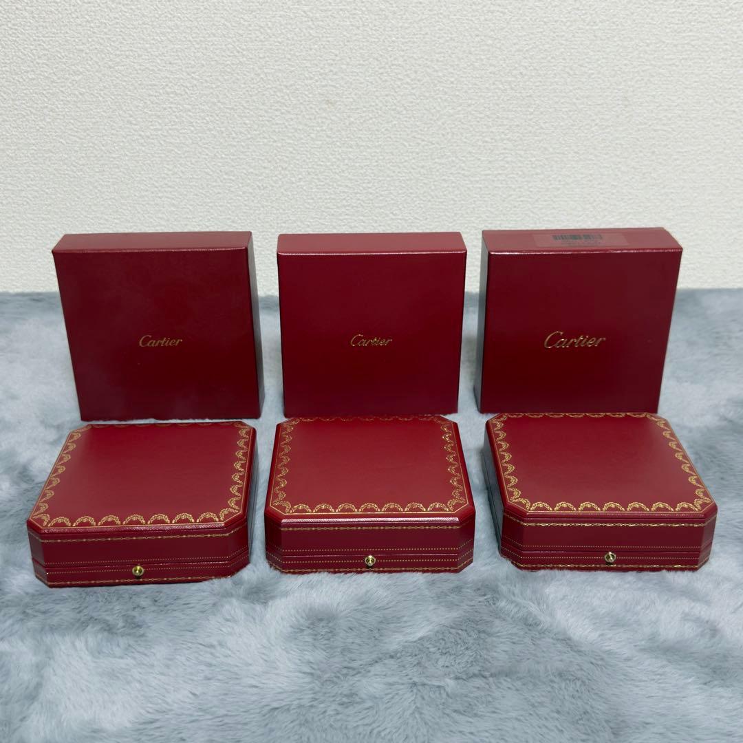 【極美品】Cartier カルティエ　ジュエリーボックス アクセサリー空箱　3個