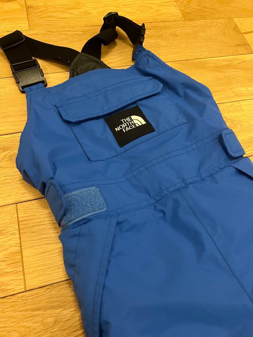 THE NORTH FACE 100cm 子ども用 スノービブ　スキーウェア 青
